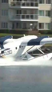 Where the runway is the ocean. ✈️🌊#seaplane #aviation #waterlanding #pilotlife #islandflying #shorts