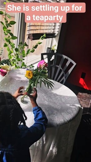 Setting up for the first spring tea party!!#spring teaparty #shein #teatuesday#tea #tealover