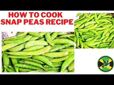 HOW TO COOK EASY SNAP PEAS WITH GARLIC RECIPE | HEALTHY EATS