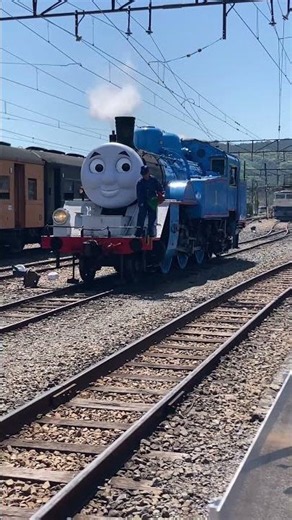 【大井川鐵道】本物だよ！😆 #大井川鐵道 #きかんしゃトーマス #thomasandfriends #steamlocomotive