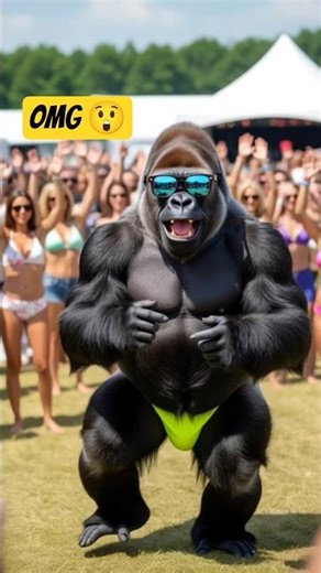 Groovy Gorilla Dance Party 🦍💃📝