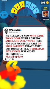 257K views · 2.6K reactions | MY HUSBAND'S NEW WIFE CAME TO MY DOOR WITH A GREEDY SMIRK. SHE SAID, "WE'RE HERE FOR OUR RIGHTFUL SHARE OF YOUR FATHER'S ESTATE. MOVE OUT IMMEDIATELY." I SMILED AS MY LAWYER WALKED IN BEHIND HER.... #redditfb #redditpost #redditreadings #redditstory #redditstories #redditpostfb #redditstorytime #redditwatchpost | Open Gaming | Facebook