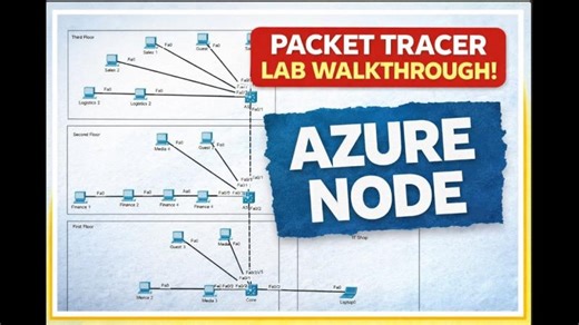 Free Packet Tracer Lab Walkthrough (Azure Node) | Tiffany York