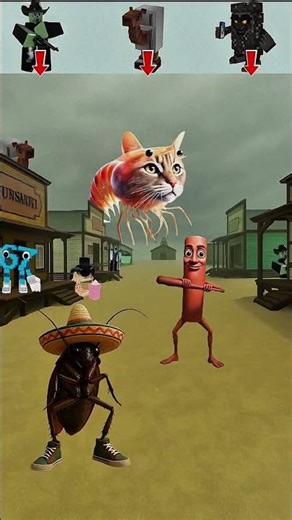 Dead Rails Roblox 👻 Spot the ODD Frigo Camelo & Zombie #deadrails