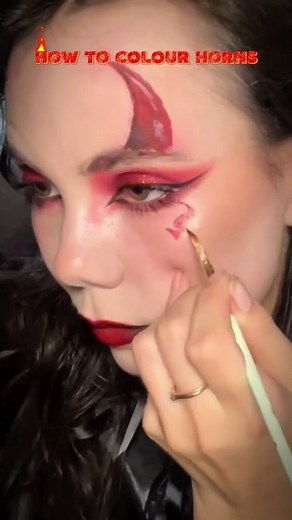 How to draw devil horns - Simple tutorial