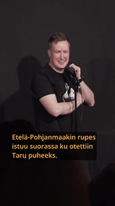 Musta tuntuu, että tää video ei lähde lentoon Tiktokissa. Jonnet ja Veetit ei ymmärrä. Täällä facessa sen sijaan majailee kaikki me joiden nuoruus on muisto vain. Kaunis sellainen, mutta muisto. | Stand up -koomikko Jussi Simola