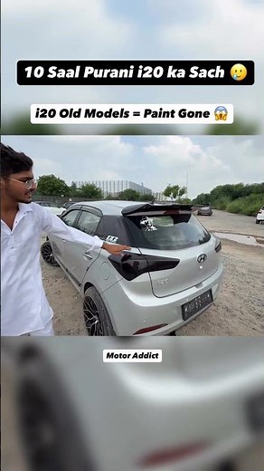 Paint Chipping Problem in Old Hyundai i20 😱 10 Year Old i20 Review Truth