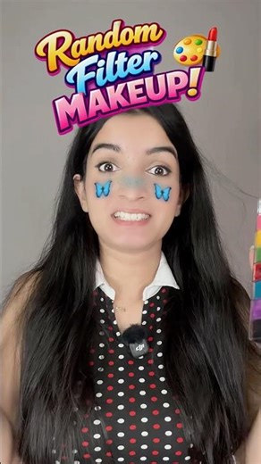 Makeup challenge with random filters #makeupchallenge #shorts #youtubeshorts