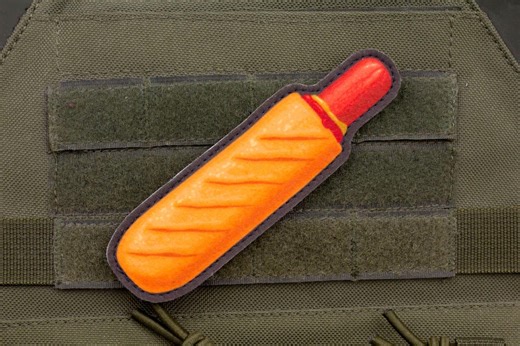 French Hot Dog Patch – Funny Food Morale Patch for Tactical Gear - Etsy