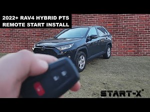Start-X Remote Start Install, Rav4 2022+ PTS Hybrid