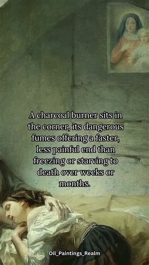 An Unfortunate Family by Octave Tassaert, 1852, #painting #art #history #oilpainting