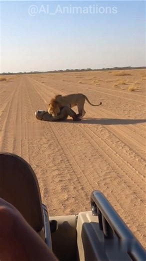 Four Lions vs Spiked Armor — Raw Safari Footage That Looks Unreal 😱🦁 ‪@Shorts‬