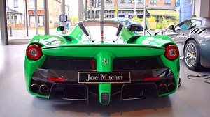 $2 Million SUPER RARE Green Ferrari LaFerrari Turns Heads in Style!
