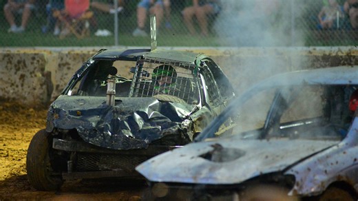 Figure 8 demolition derby brings chaos, community and competition to Washington County