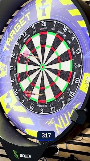 Record-breaking BLINDFOLDED darts checkout! 🎯