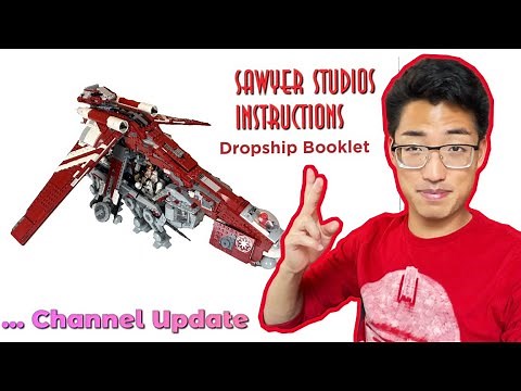 Finally Finished my LEGO Dropship & AT-OT Walker Alternate Build Instructions | Rebirckable