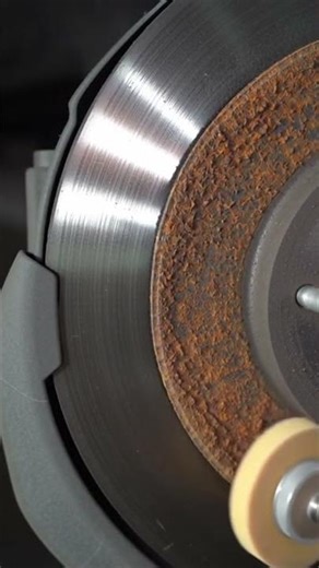 Rusty Brake Disc Restore in 20s 🔥 Before / After