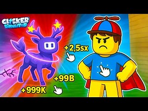 Clicker Simulator X is here! NEW Roblox Game – OP Start! 🔥