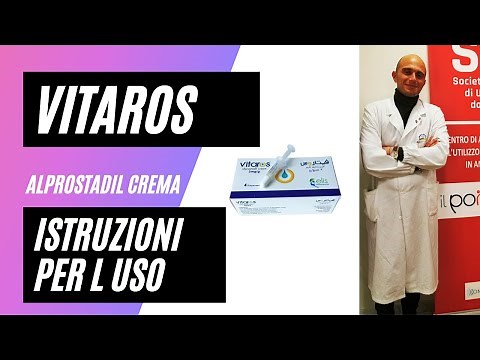Tutorial sull utilizzo del Vitaros (Alprostadil crema) nella disfunzione erettile