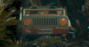 8.8K views · 142 reactions | JUNGLE RUSH TRAIN REVEAL! Check out this exclusive first look of this exciting train reveal of the upcoming ‘Jungle Rush’ rollercoaster set to open later this year at Dreamworld. This brand new family coaster will feature the world's first inclined turntable, 12 airtime elements, and can run both backwards and forwards! | Gold Coast Theme Parks | Facebook