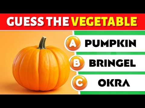 Can You Guess These Vegetables? 🥔🥕| 50 Fun Vegetable Quiz | Quizgut