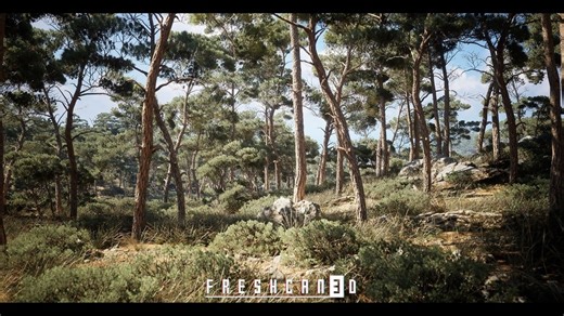 Unreal Engine-Mediterranean Island Pack 4x4km Environment (Island Environment - Pine Forest Island - Forest)