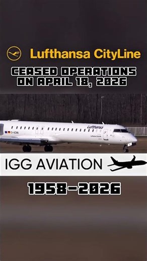 Lufthansa CityLine ceased operations 💔 | #lufthansacityline #aviation