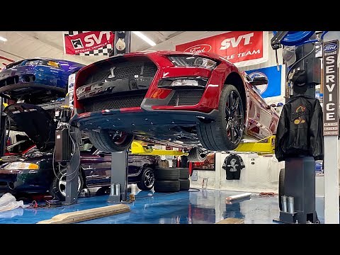 2020 GT500 PDI, splitter, splitter wickers & oil separator install