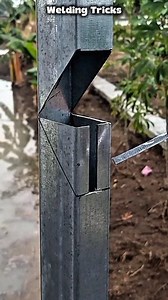 Very good idea strong connection thin metal #weldingtricks | Welding Trick