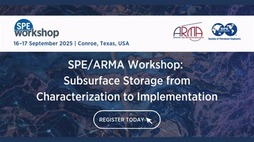 There’s still time to register for the joint SPE/ARMA Subsurface Storage Workshop! This in-depth event brings together experts across geoscience, geomechanics, reservoir, completions, and production engineering to explore the latest advances in geological storage. 💡 Gain practical insights 🤝 Connect with industry leaders 🌐 Explore cutting-edge subsurface storage technologies From underground gas storage to emerging solutions like hydrogen storage and hybrid geothermal systems, this workshop o