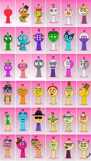 Incredibox Numberblocks 1to40| Compilation Incredibox #sprunki#numberblocks#incredibox