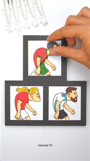 Haaland Cardboard Puzzle Challenge Paper Cardboard Game Crafts #haaland #shorts #fifa