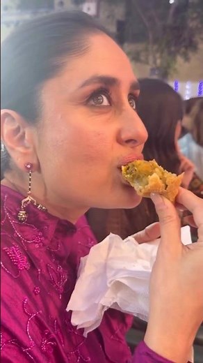 Kareena Kapoor ENJOYS eating Samosa at her kids' annual day; Karan Johar shares FUNNY video 🤣