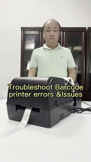 How to fix label printer error