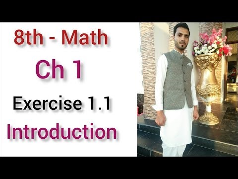 8th Class Math, Operation On Set Introduction Exercise 1.1, Lec # 1 - 8th Class Math Lecture