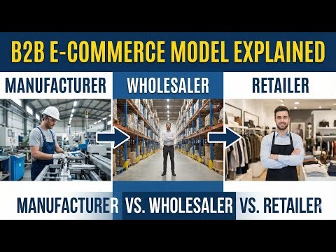 B2B E Commerce Model Explained Manufacturer vs Wholesaler vs Retailer