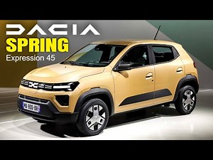 2024 Dacia Spring Expression 45 in Beige Safari Revealed