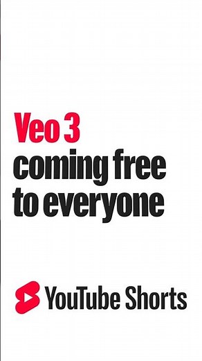 A new way to make Shorts just dropped ✨ Veo 3 is coming free to everyone in YouTube Shorts.