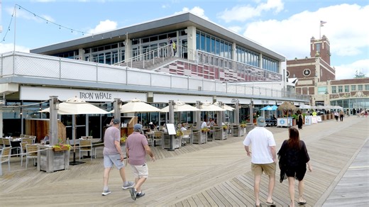 AP Rooftop opening three stories above Asbury Park boardwalk