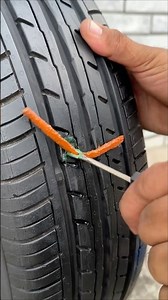 Inside Look! Tubeless Tyre Puncture Repair 🔧 | Satisfying Fix