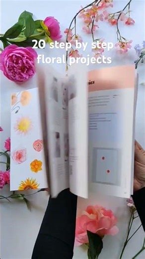 Creative Alcohol Ink Flowers is now available! 20 floral projects from start to finish 🌸 link in bio