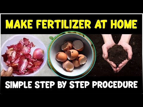 How to Make Organic Fertilizer at Home | DIY Manure Using Kitchen Waste!