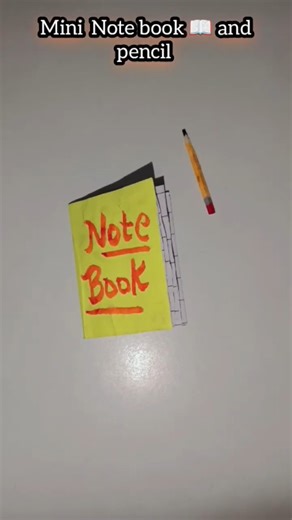 mini Note book and pencil #shortvideo #shorts #youtubeshorts #short