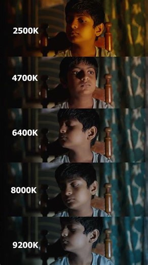 How color temperature changes the mood of the scene.