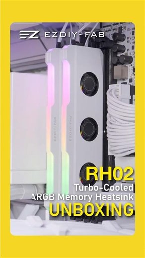 Unboxing the RH02 ARGB Turbo-Cooled Memory Heatsink #shorts