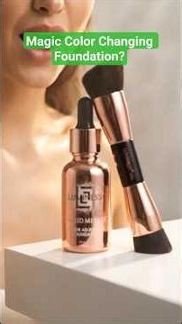 Magic Color Changing Foundation? 😱 LUMINESS Liquid Mirage Review (Mature Skin Test) #short