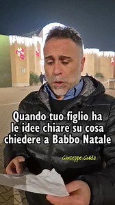 Caro Babbo Natale... 😅 #letterinadinatale #natale #regalidinatale #comedy #humour | Giuseppe Guida