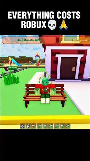Everything costs Robux in this game💀🙏 #roblox #robux #robuxgame #robloxgames
