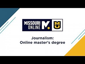 Journalism: Online master's degree