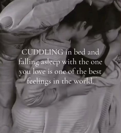 496K views · 8.9K reactions | Cuddling in bed and falling asleep with the one you love is one of the best feelings in the world. | The Heart Speaks | Facebook
